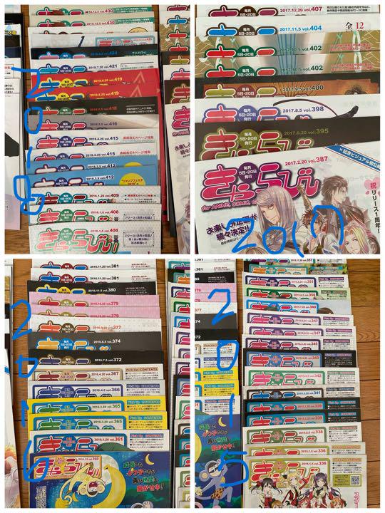 きゃらびぃ アニメイト発行情報誌 2013~2022