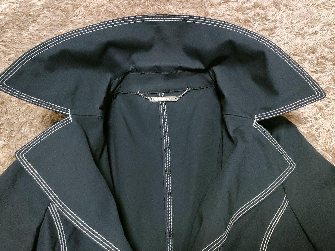 美品】MICHAEL KORS マイケルコース トレンチコート 黒 白