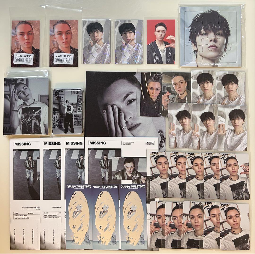 SEVENTEEN 　バーノン　HAPPY BURSTDAY　トレカ