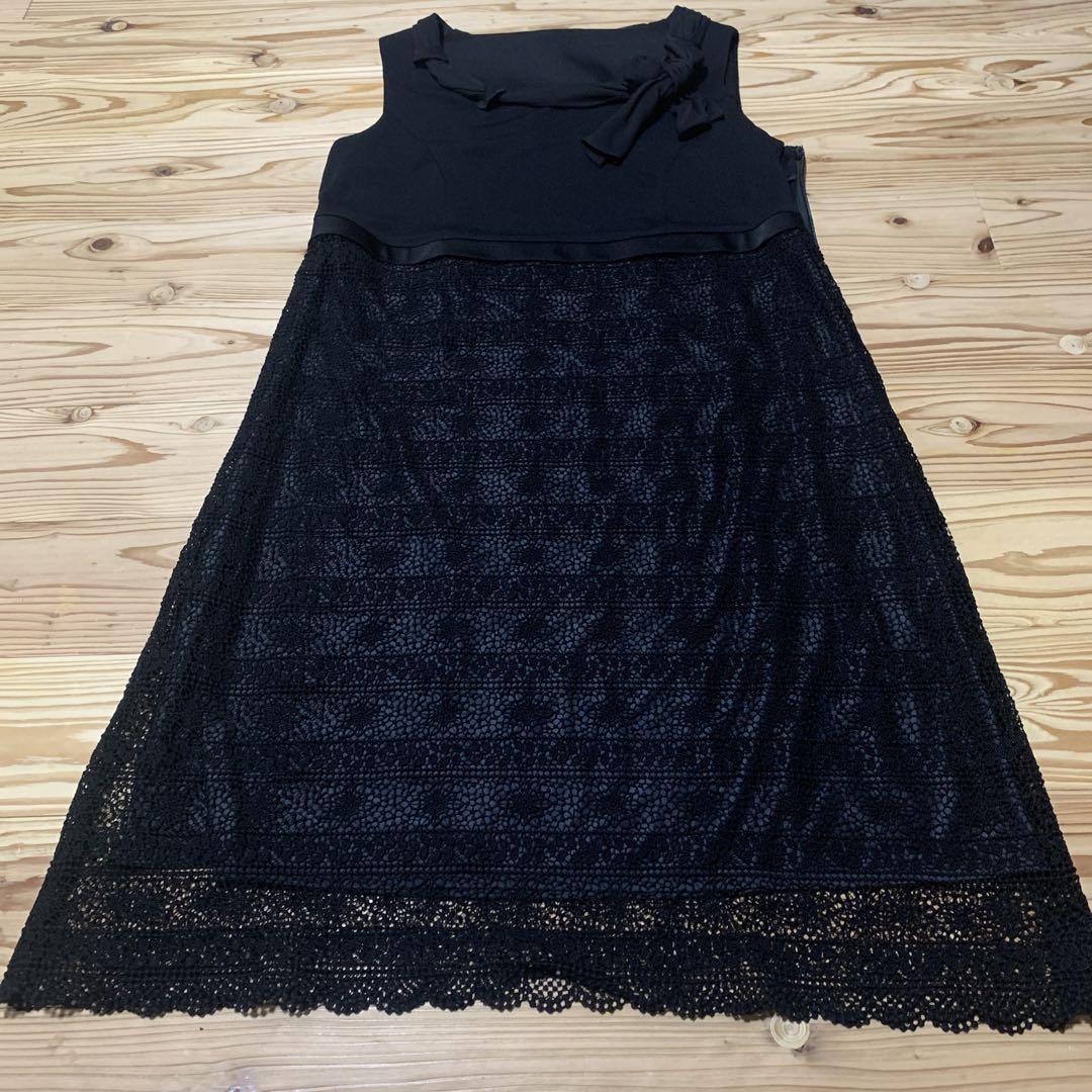 ワンピース 無地黒色 RES RALIQUE