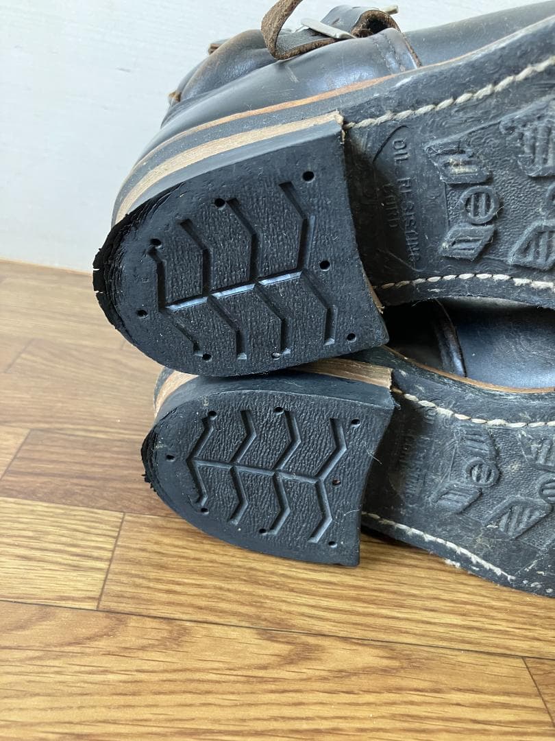 エンジニアブーツ ブラック7.5D25.5cm・RED