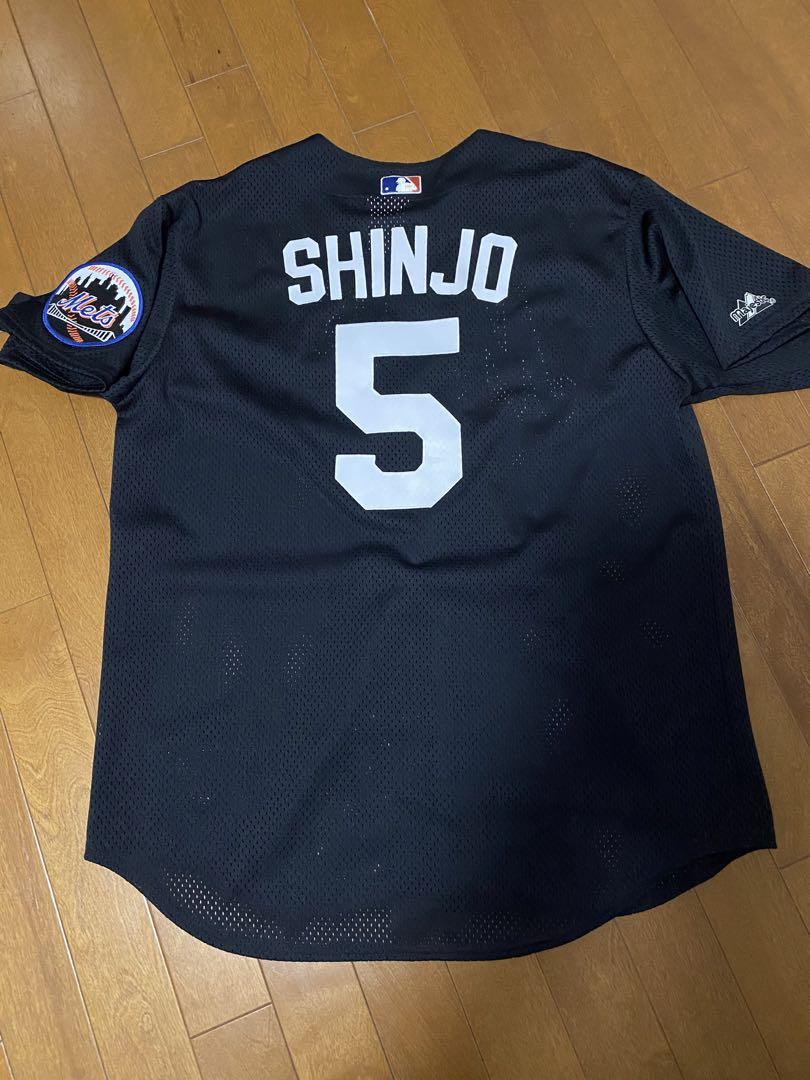 MLB 新庄剛志選手 ニューヨーク メッツ オルタネイト 黒
