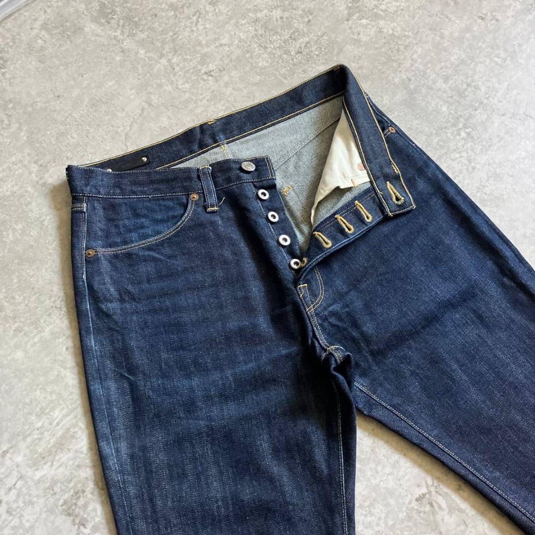 日本製 MINEDENIM マインデニム 濃紺 綿100 デニムパンツ ジーンズ