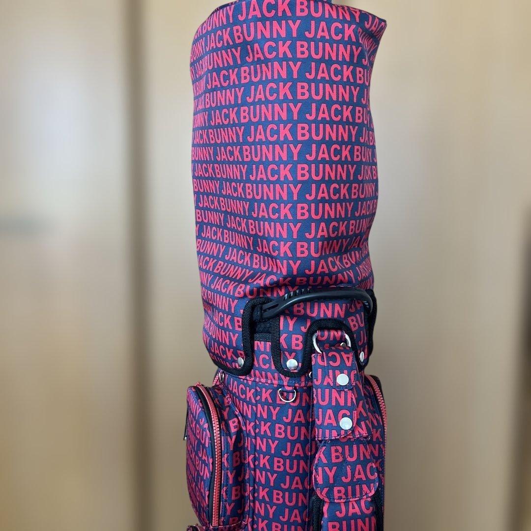 JACK BUNNY ジャックバニー カート式 キャディバッグ ロゴ 柄