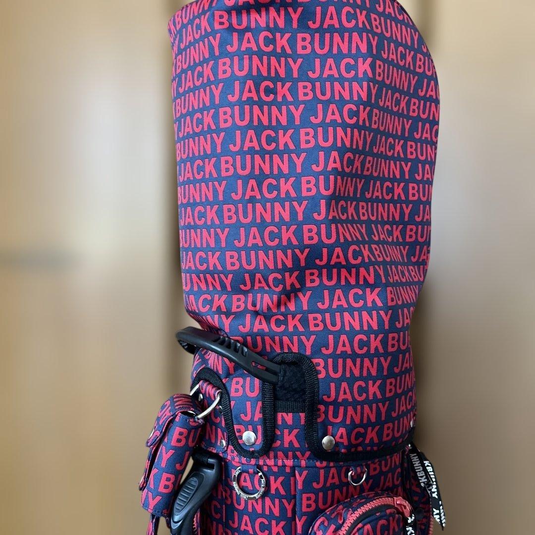 JACK BUNNY ジャックバニー カート式 キャディバッグ ロゴ 柄