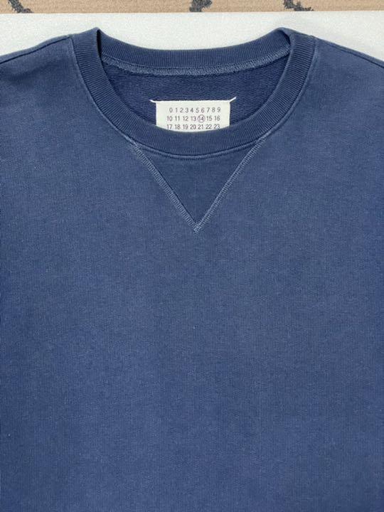 送料無料2022 Maison 2016AW 46 ネイビー jaO2N-m17576887582 Margiela スウェットシャツ 即納特価