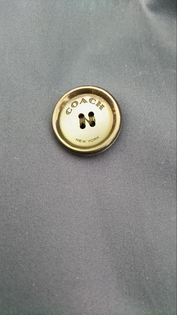COACH トレンチコート (美品)ネイビー 試着のみ(カバーあり))