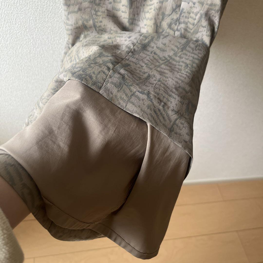 美品　CLANE クラネ ウエストリボンパイソン ワンピース ロング