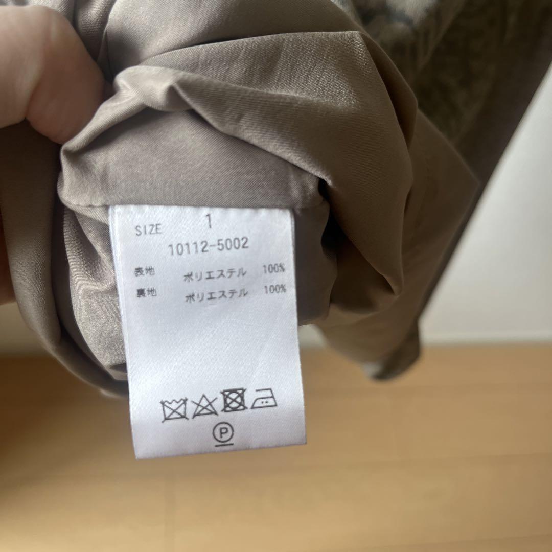 美品　CLANE クラネ ウエストリボンパイソン ワンピース ロング