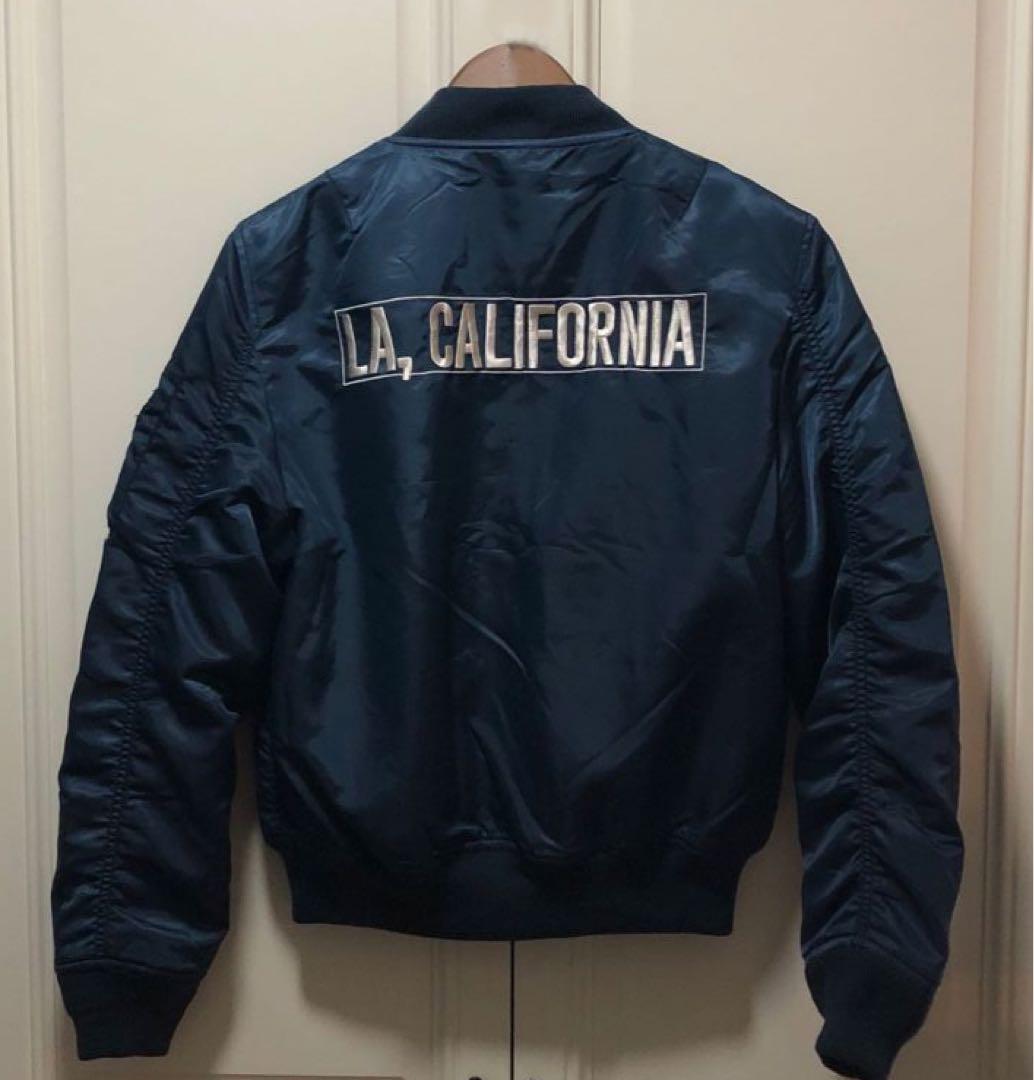Ron Herman x Schott MAー1 ジャケット NAVY M