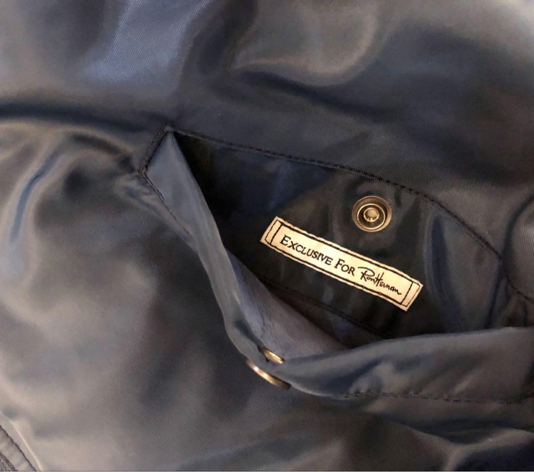 Ron Herman x Schott MAー1 ジャケット NAVY M