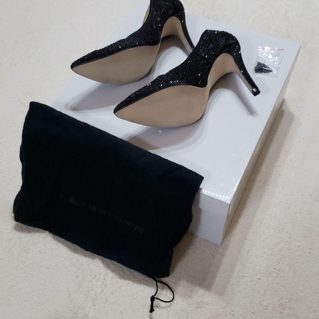 2022定番人気 お値下げ❗美品 GRACE CONTINENTAL 23cm 9.5ヒール 0B1T5-m17585174253 限定OFF