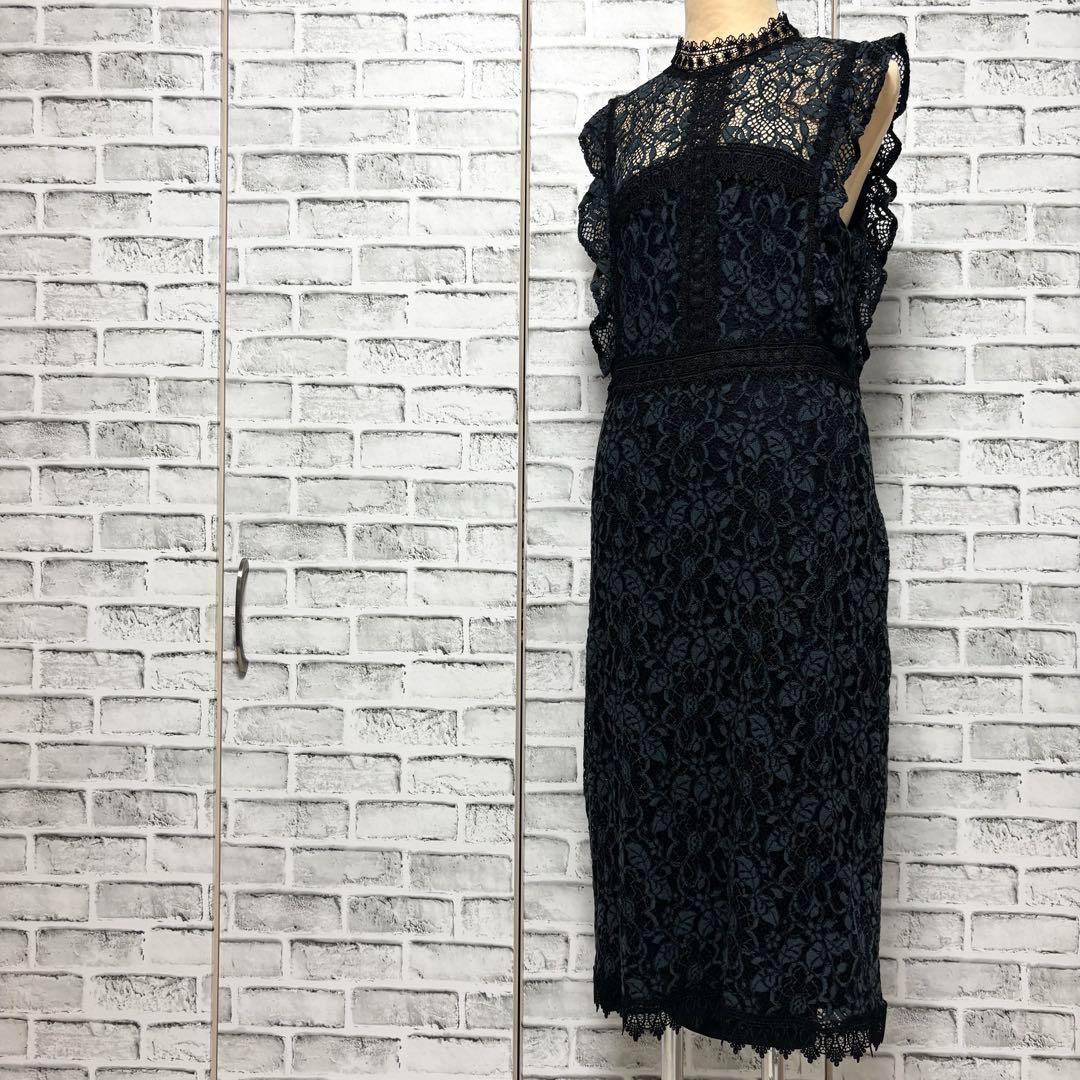 ZARA BASIC ザラベーシック ノースリーブワンピース レース 結婚式