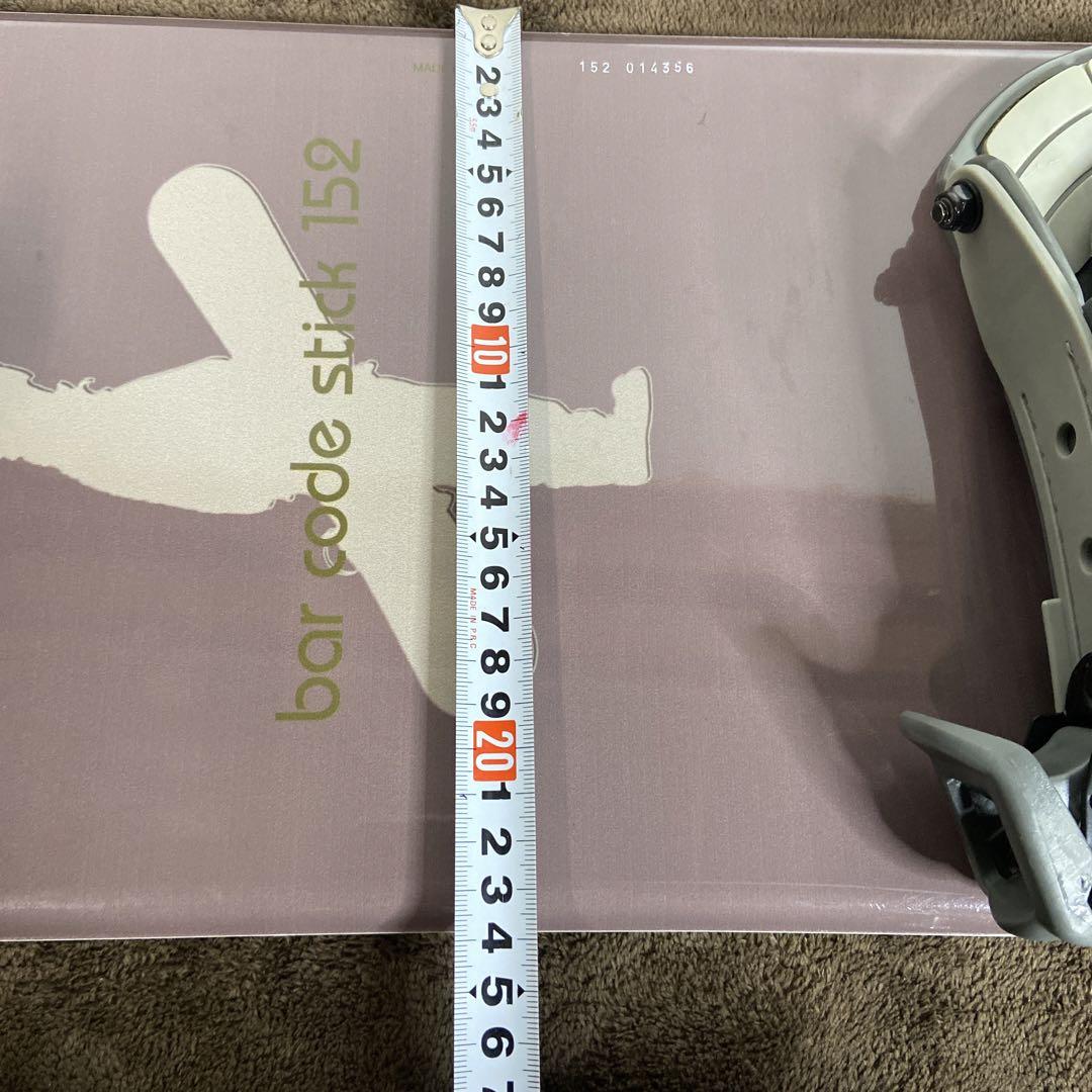 スノーボード 152 バインディング ケース付き