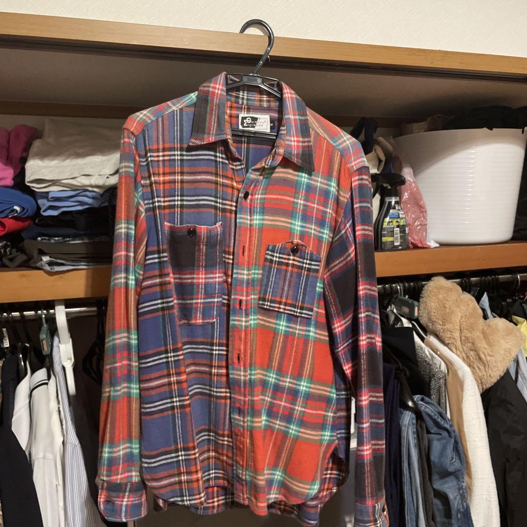 Engineered Garments チェックネルシャツ S