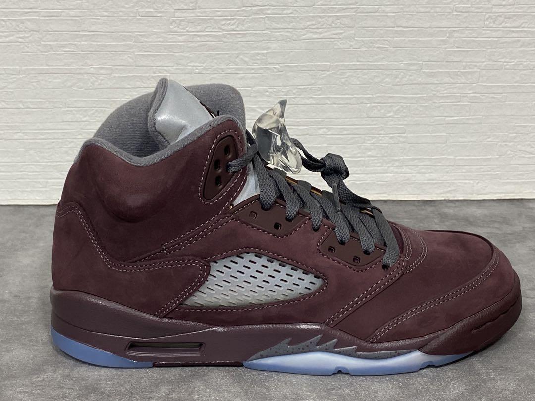 ナイキ NIKE AIR JORDAN 5 RETRO SE GS バーガンディ