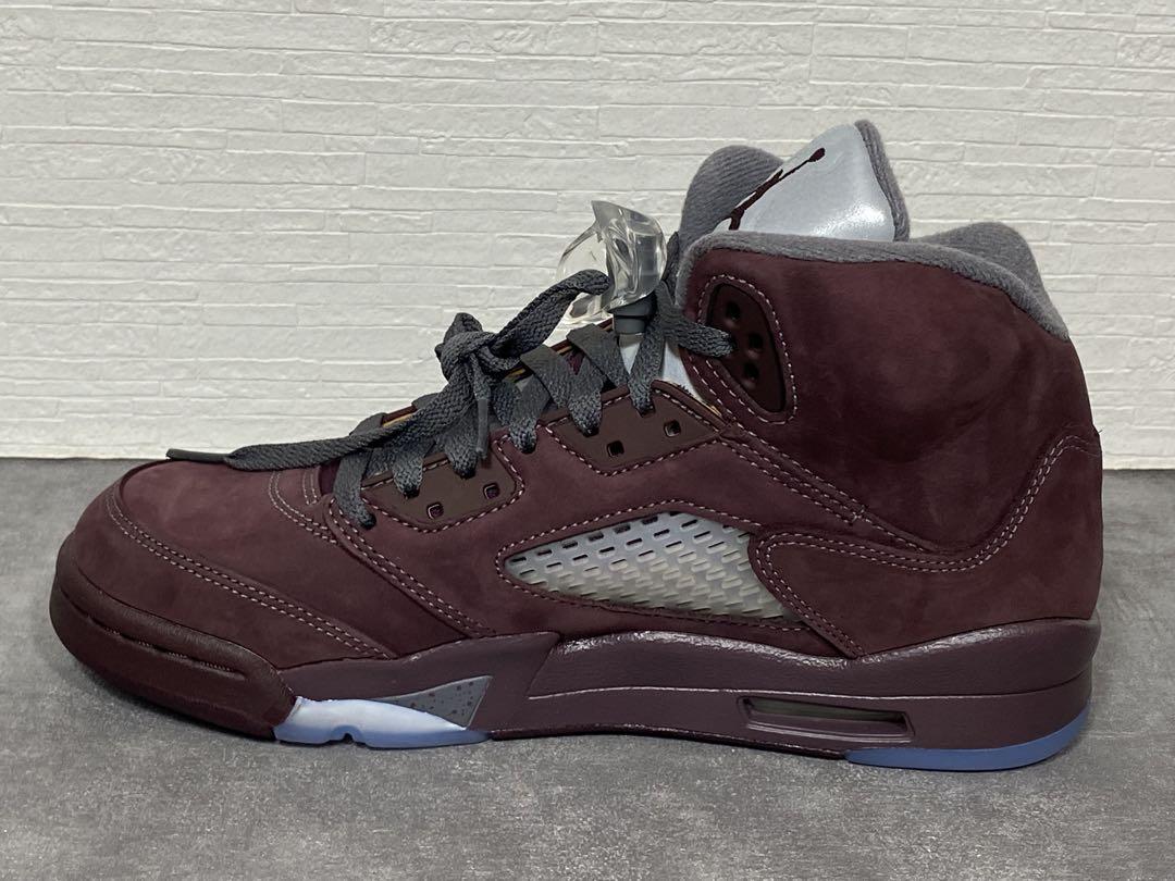 ナイキ NIKE AIR JORDAN 5 RETRO SE GS バーガンディ