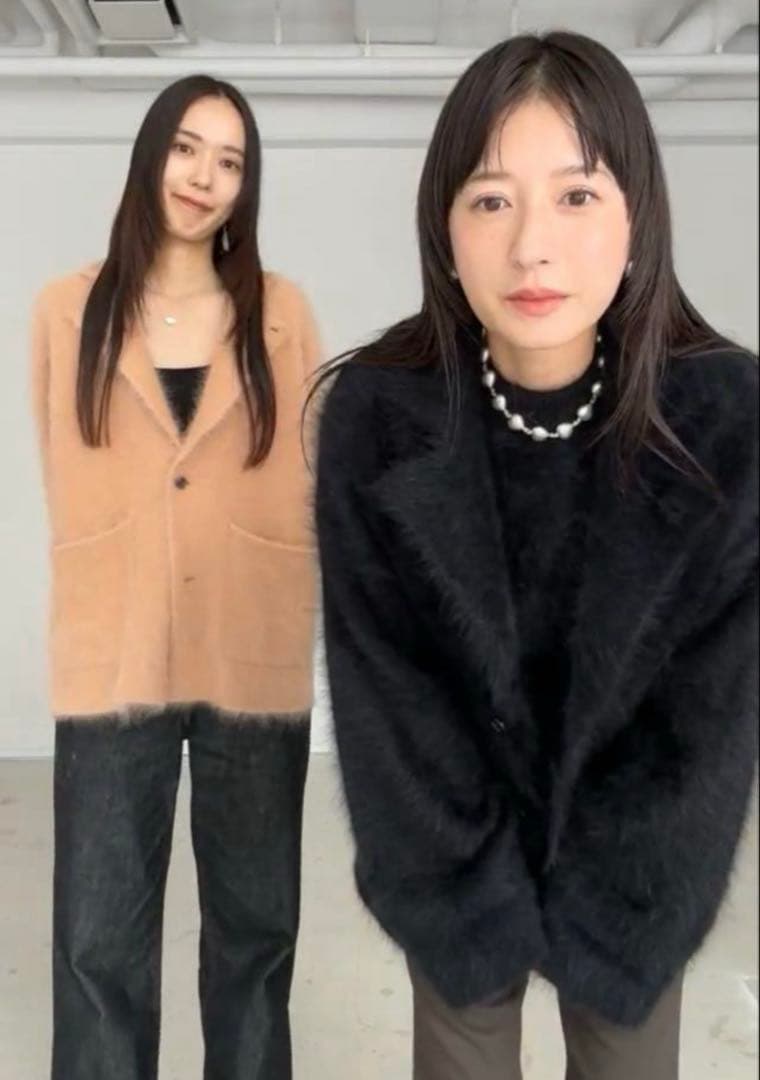 CLANE ANGOLA TAILORED KNIT JACKET size1 CLANE ANGOLA TAILORED KNIT JACKET size1