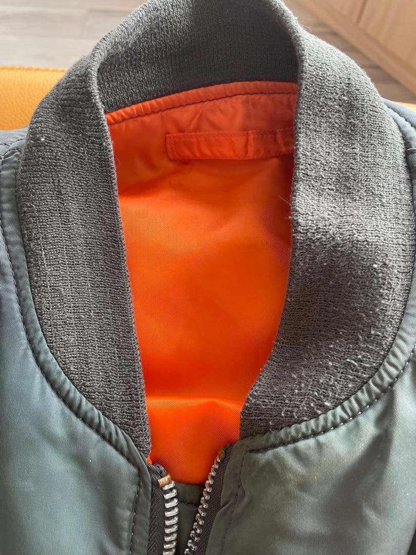 90s USA製Lsize MA-1アルファインダストリーズグランドクルーモデル