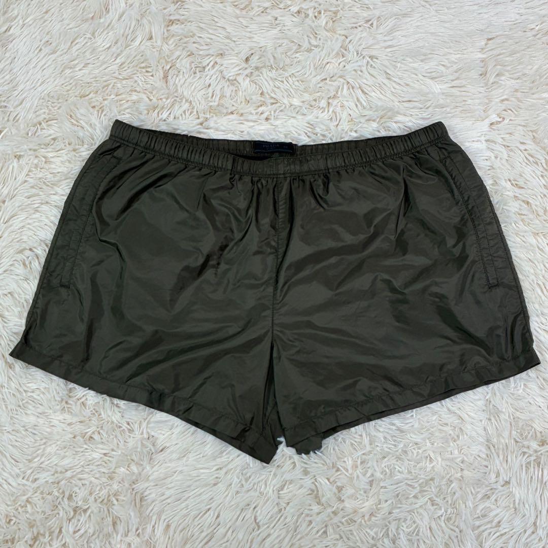 美品 PRADA 18SS ショートパンツ XXL 2way カーキ - メルカリ