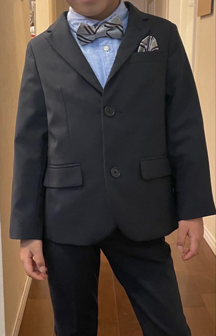 男の子110cm フォーマルスーツ　フルセット(靴付き) 卒園入学　セレモニー