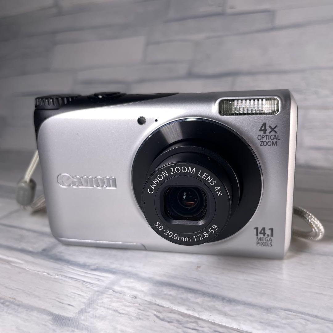 Canon PowerShot A2200 デジタルカメラ シルバー