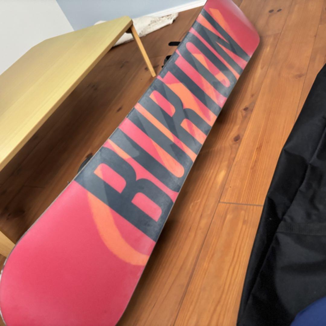 BURTON スノーボード ビンディング付き ケース付き