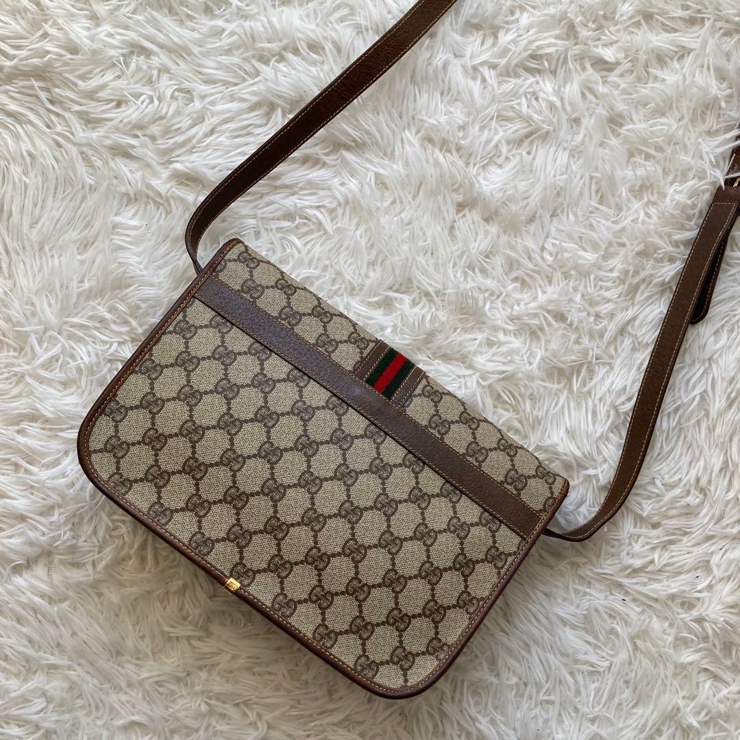 美品✨GUCCI グッチ シェリー GGスプリーム ショルダーバッグ PVC