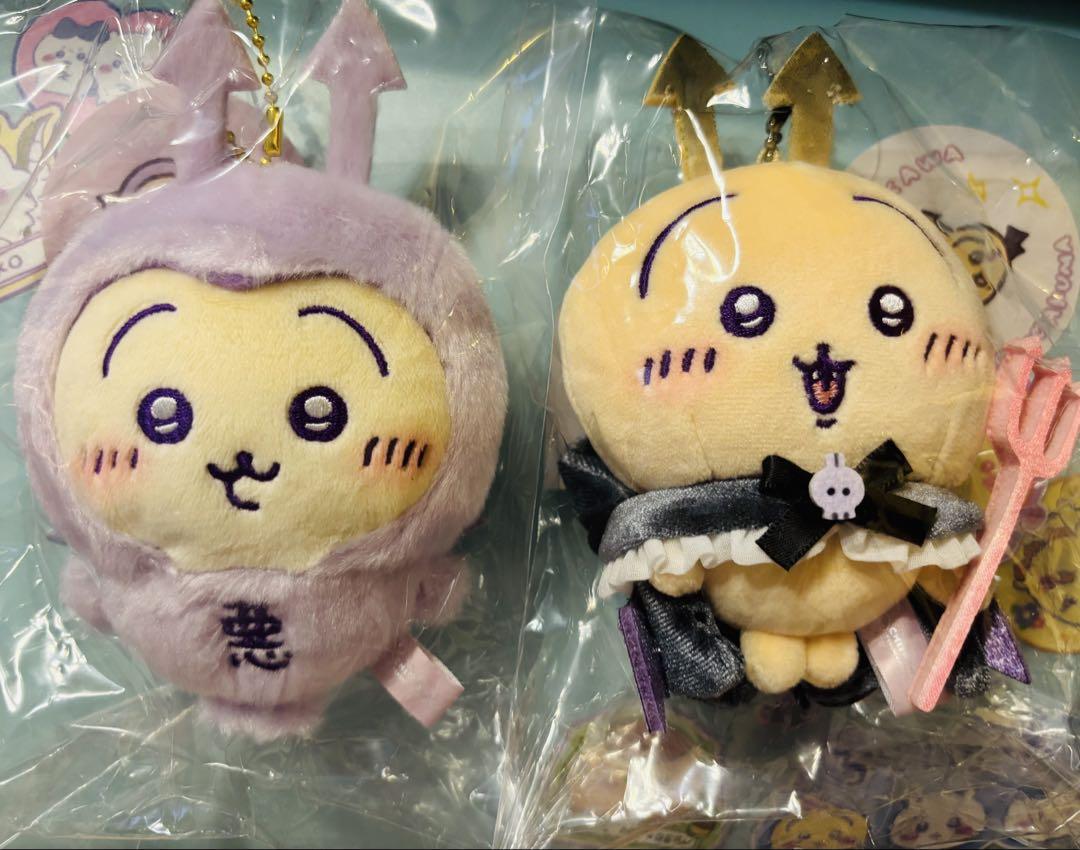 ちいかわ てんし＆あくま マスコット うさぎ2個セットまじかる お顔厳選 新品