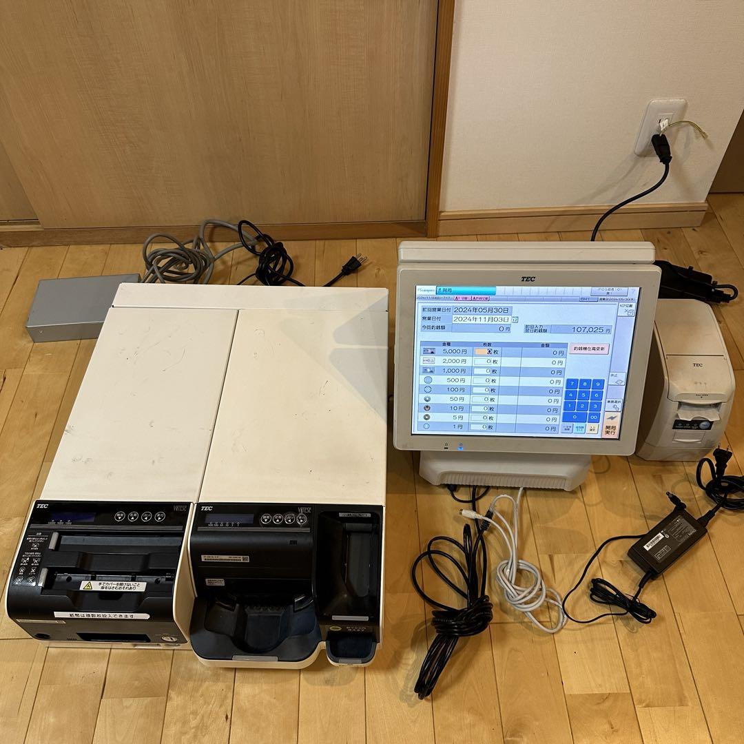 TOSHIBA TEC 自動ドロワ 対面レジ