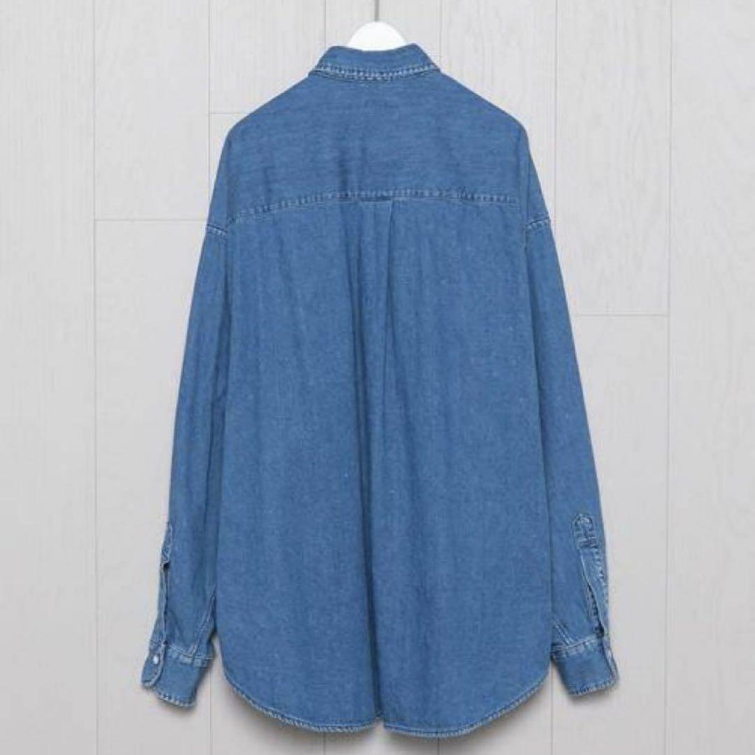 H BEAUTY&YOUTH／H BLUE DENIM BIG BD SHIRT