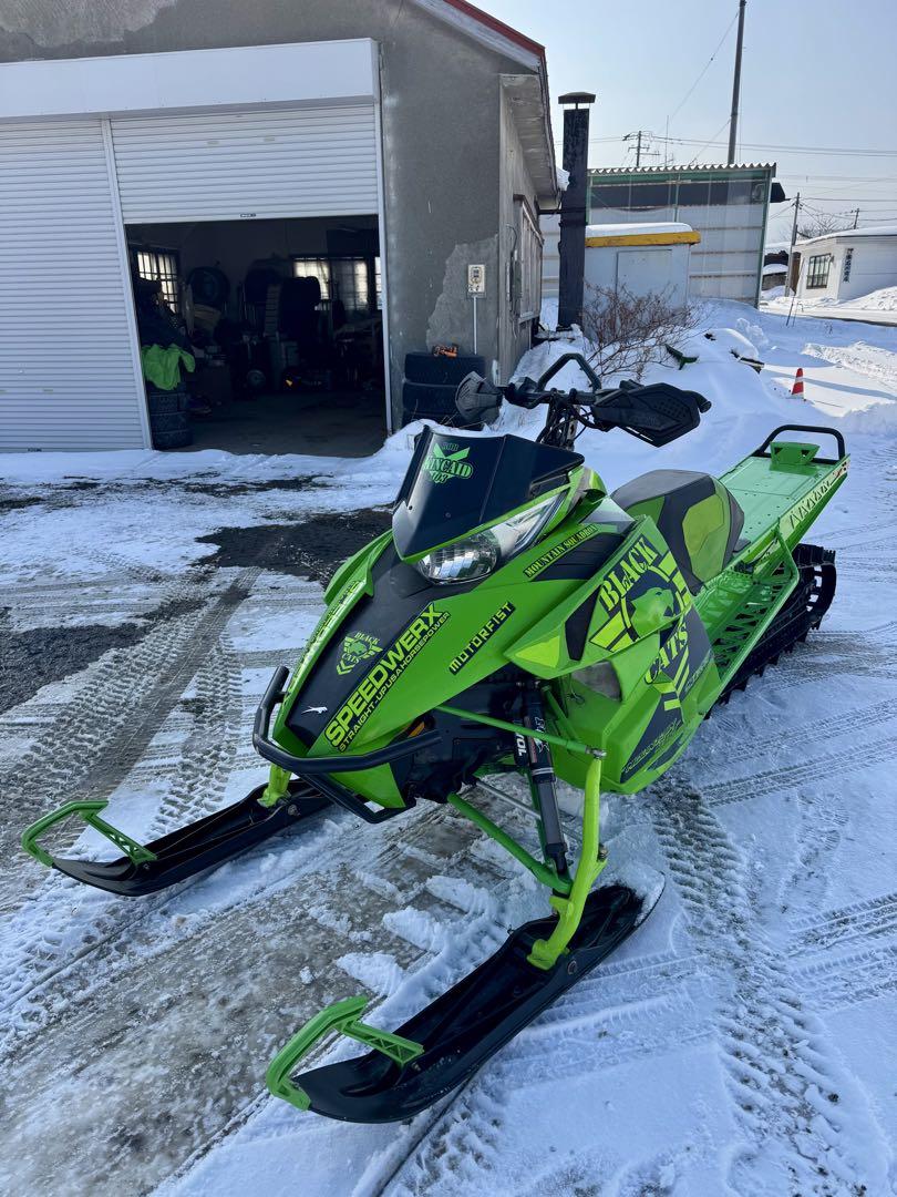 M8000 Arctic Cat 162 キャタ 3インチ ショートトンネル スノーモービル キャット ARCTIC CAT スノーモービル（Snowmobiles | Arctic Cat） - その他
