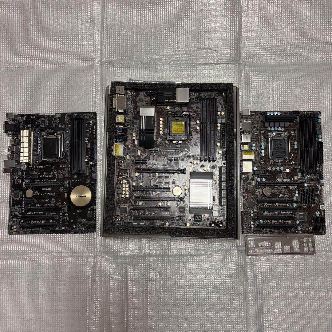 ATXマザーボード×3