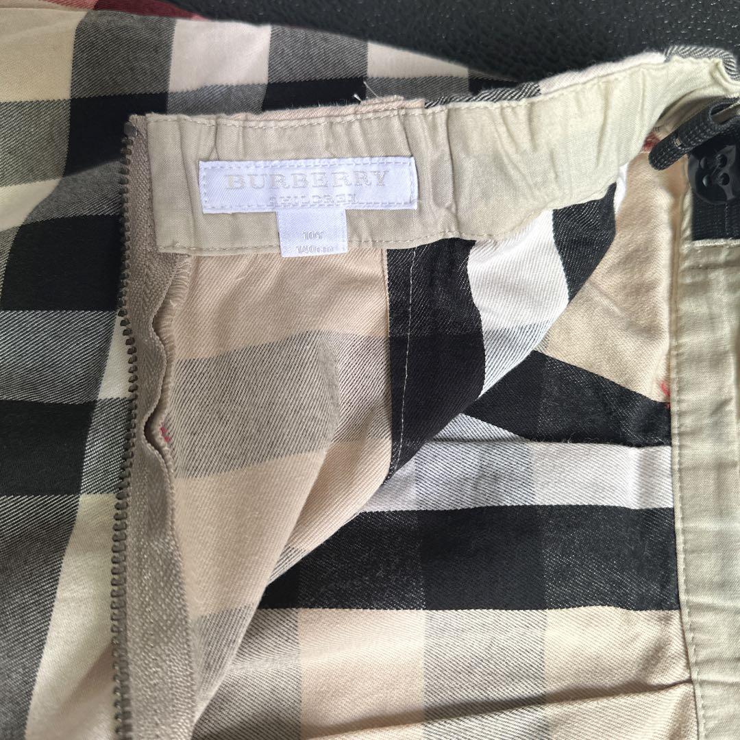 BURBERRY ポロシャツスカート140 バーバリー　チェックフリルセット