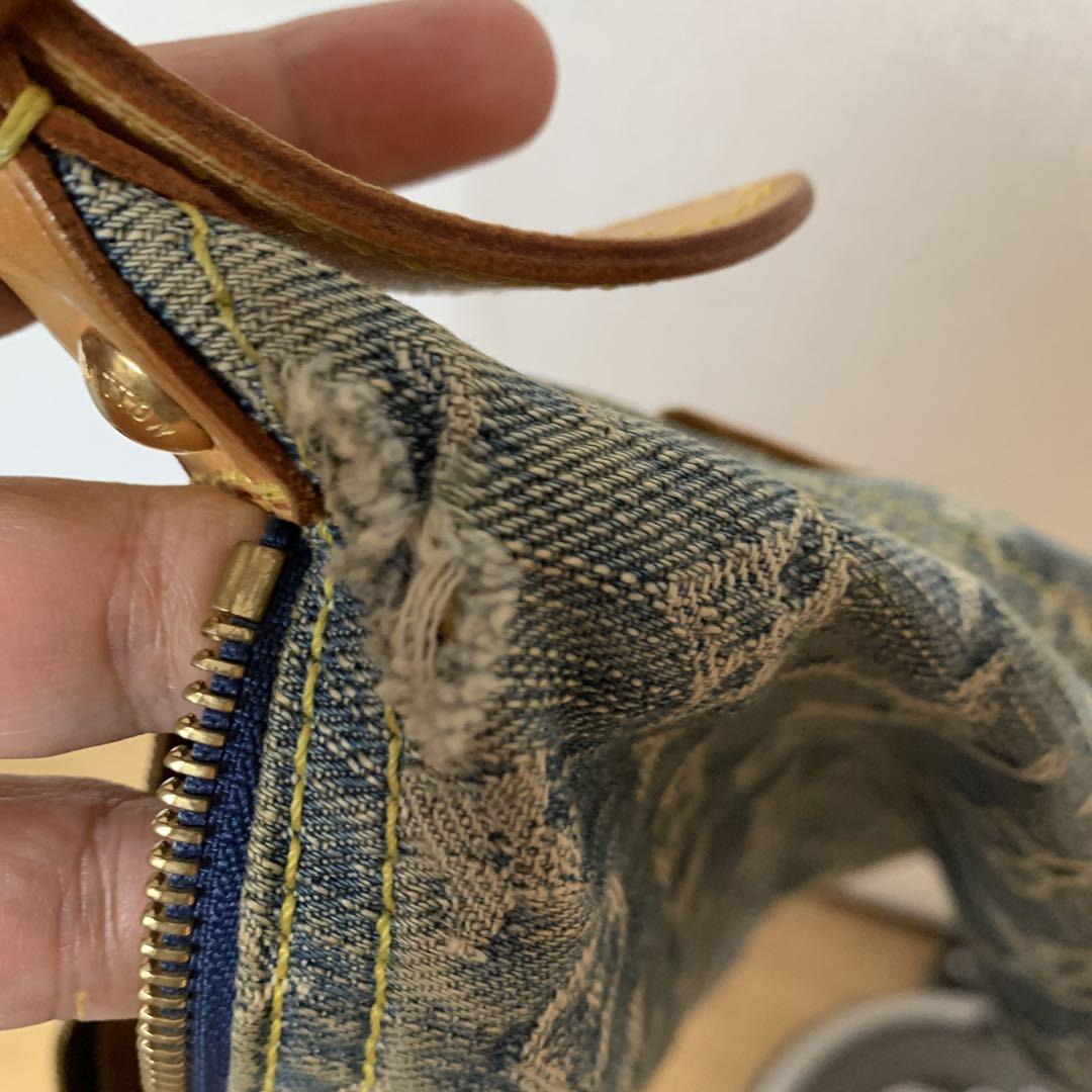 Louis Vuitton デニム ショルダーバッグ レディース