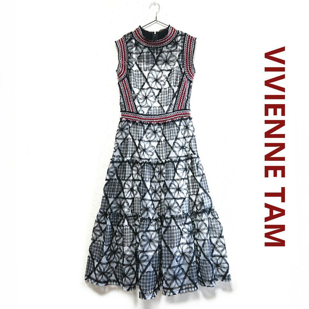 VIVIENNE TAM パワーネットモチーフ ワンピース - メルカリ