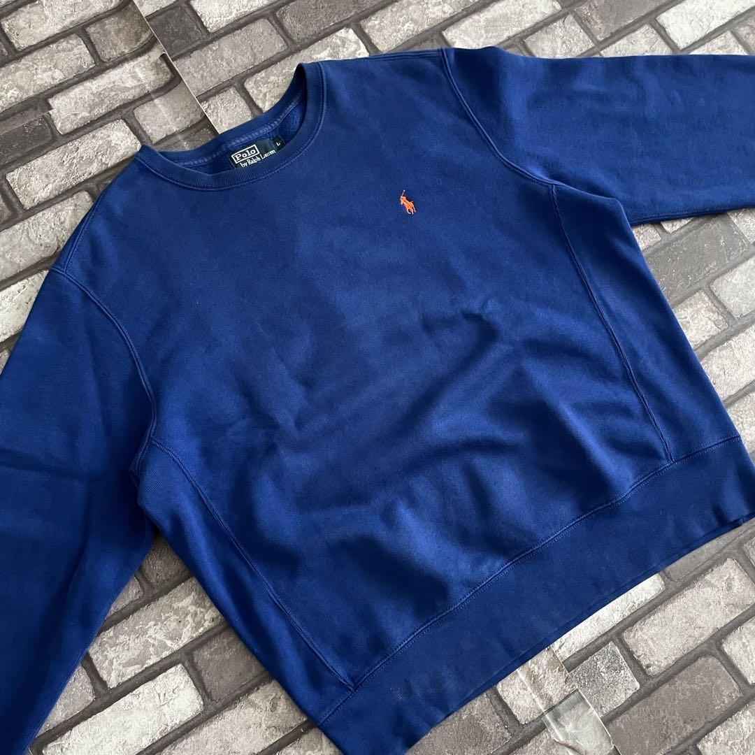 トップス 90's Polo Ralph lauren sweat trainer