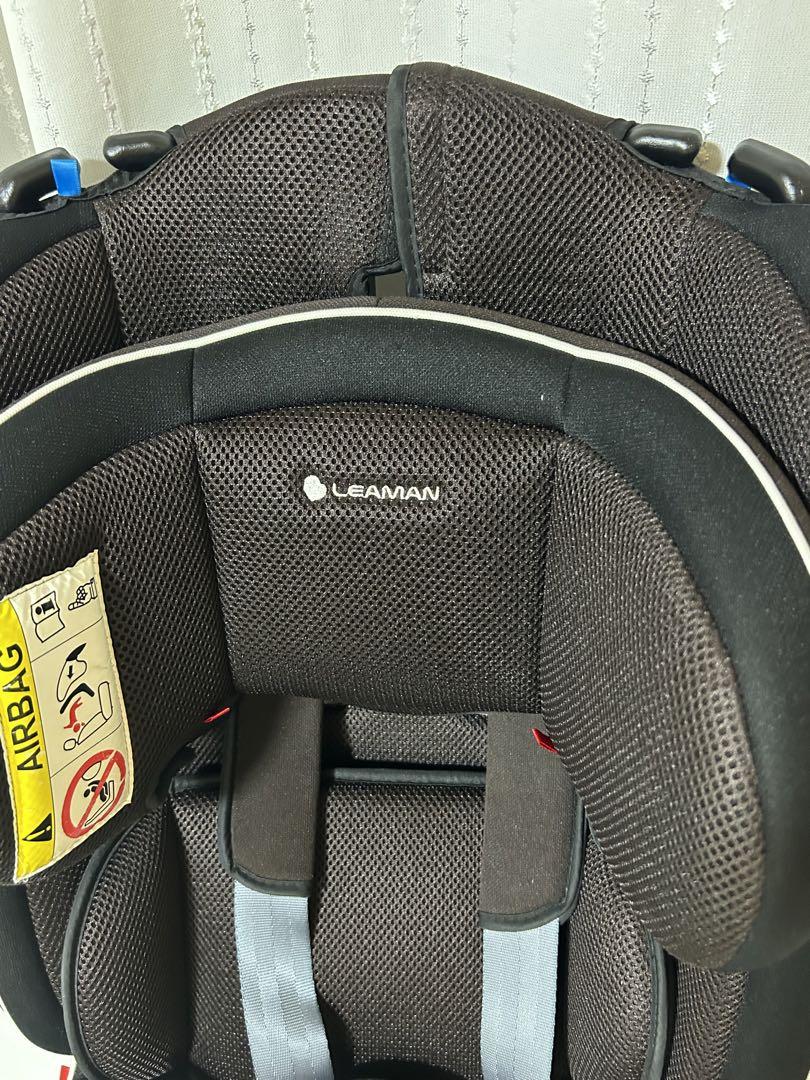 【中古品】LEAMAN リーマン チャイルドシート　ブラウン色