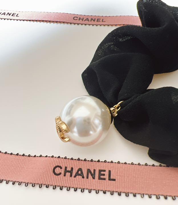 ヴィンテージシャネル シュシュヘアゴム Chanel 贈与