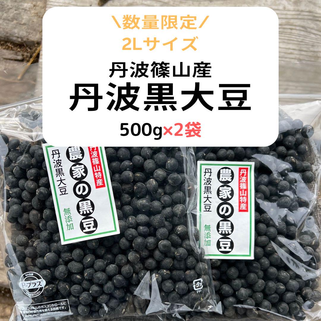【丹波篠山産】丹波黒大豆　1kg