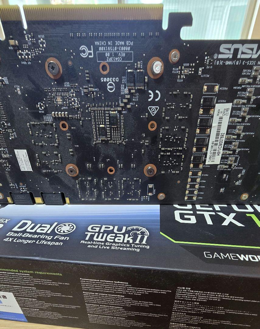グラフィックボード・グラボ・ビデオカード ASUS GTX 1080 TURBO 8GB