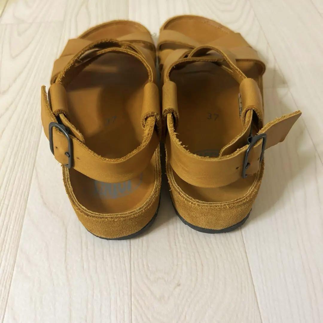 LOINTS ロインツ　アルバ コニャック バックストラップサンダル　37 LOINTS ロインツ アルバ コニャック バックストラップサンダル