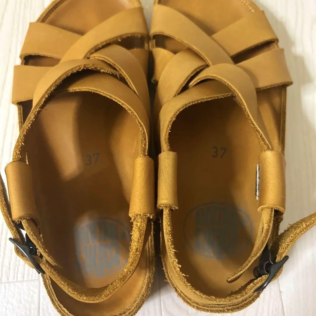 LOINTS ロインツ　アルバ コニャック バックストラップサンダル　37 LOINTS ロインツ アルバ コニャック バックストラップサンダル