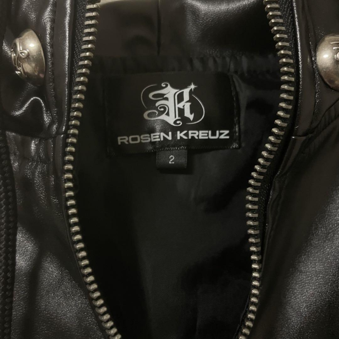 【Rosen Kreuz】leather half zip hood Rosen Kreuz】leather half zip hood | OUR BRAND,Rosen Kreuz