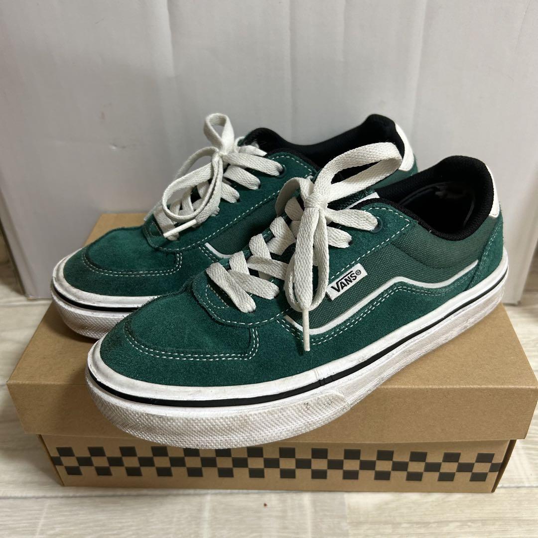 VANS V3858 SC グリーンスニーカー US5 石原慎也