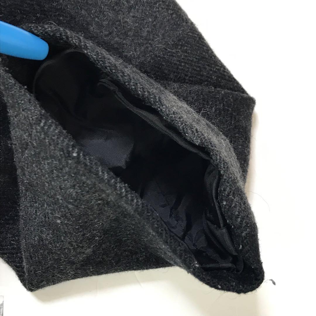 【定番デザイン】ギャップ　チェックピーコート　中綿入り　シンプル　H1141