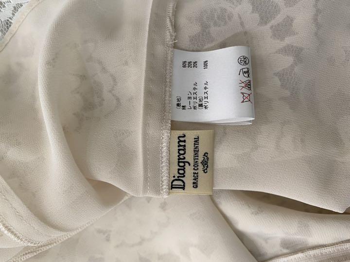 美品 グレースコンチネンタル トップス レーストップス Tシャツ カットソー 半袖 袖なし Mサイズ