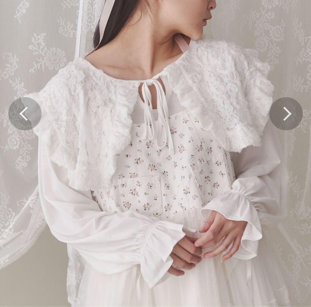 完売 タグ付未使用 merry jenny キャンディーフリルロンTee