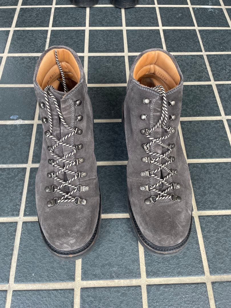 REGAL グレー スエード ハイカットブーツ