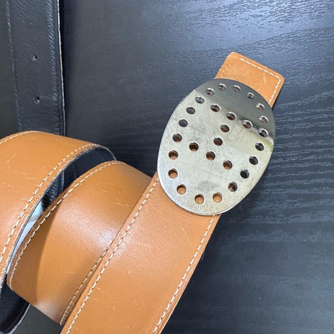 HERMES エルメスリバーシブルベルト85エブリンバックル